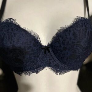 Elegant Lace Navy Bra